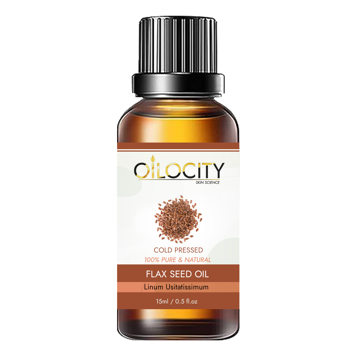Flax Seed Cold Pressed Oil (15ml) – Welcome To Oilocity Skin Science